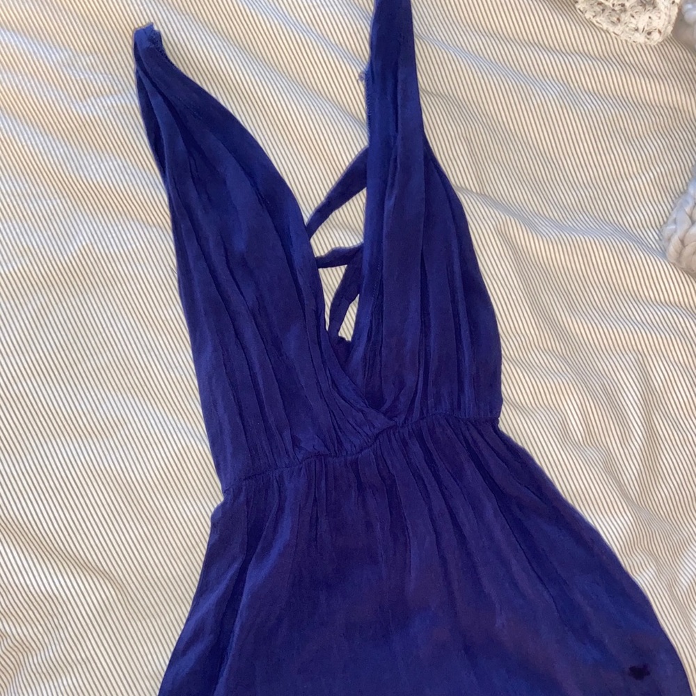 Blue Loose Romper